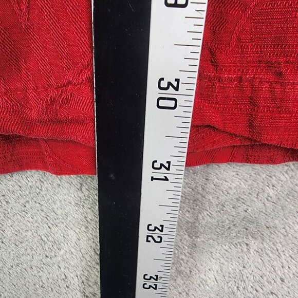 Men's Red Caribbean Shirt Hawaiian Short Sleeve Button Up Size 3XT - Picture 8 of 9